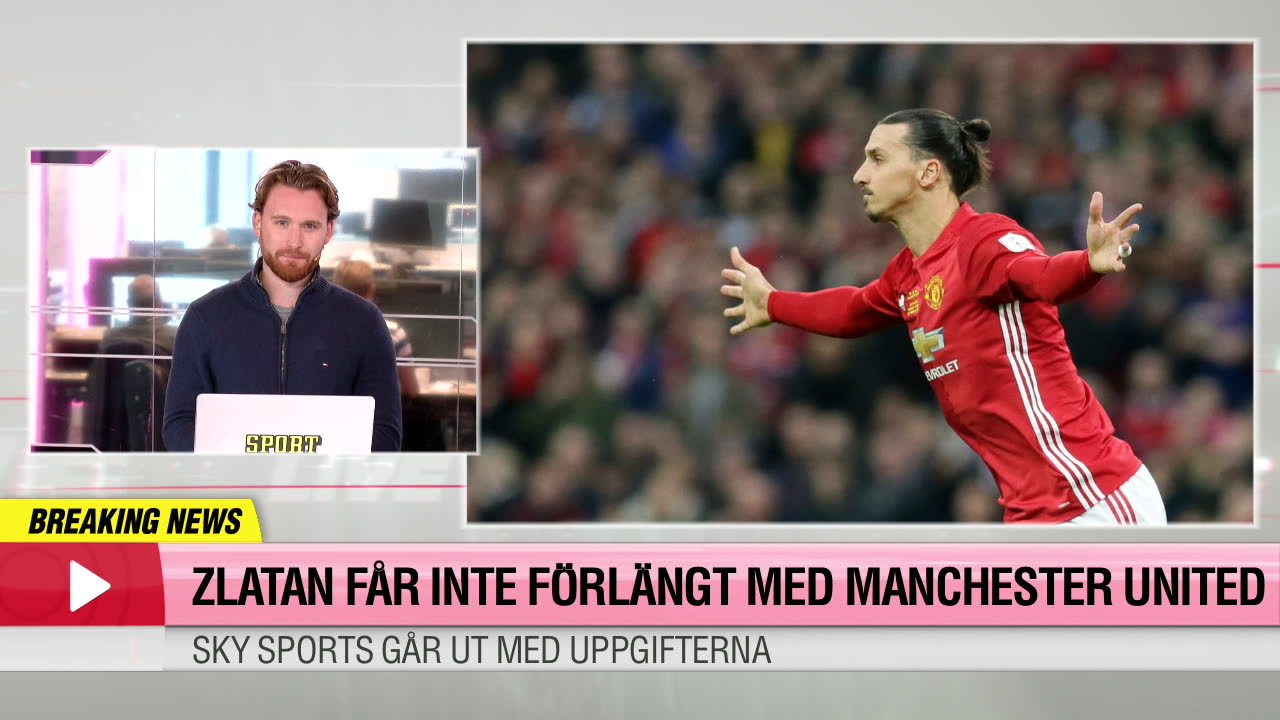 Uppgifter: United bryter med Zlatan