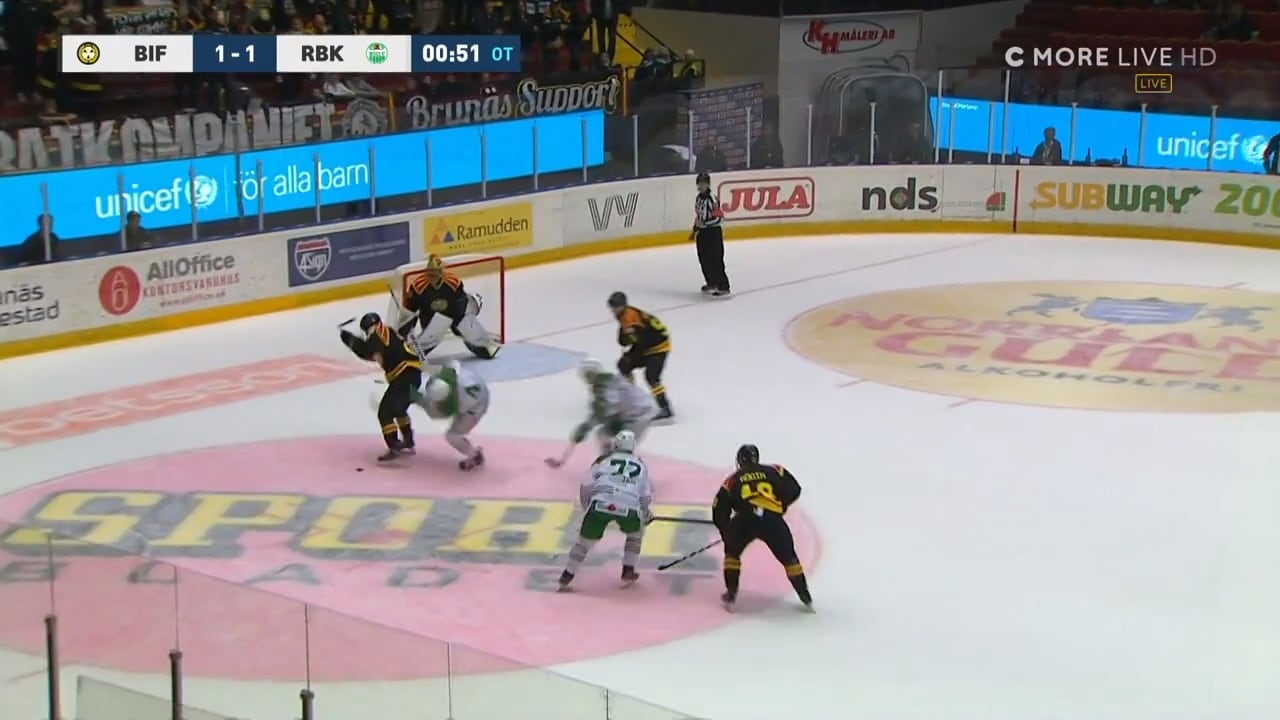 Brynäs avgör mot Rögle - efter omdiskuterad tackling