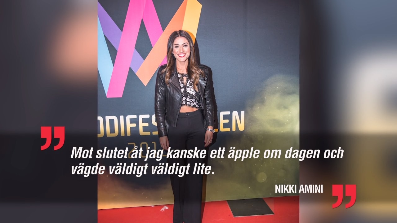 Nikki Amini led av svåra ätstörningar som ung