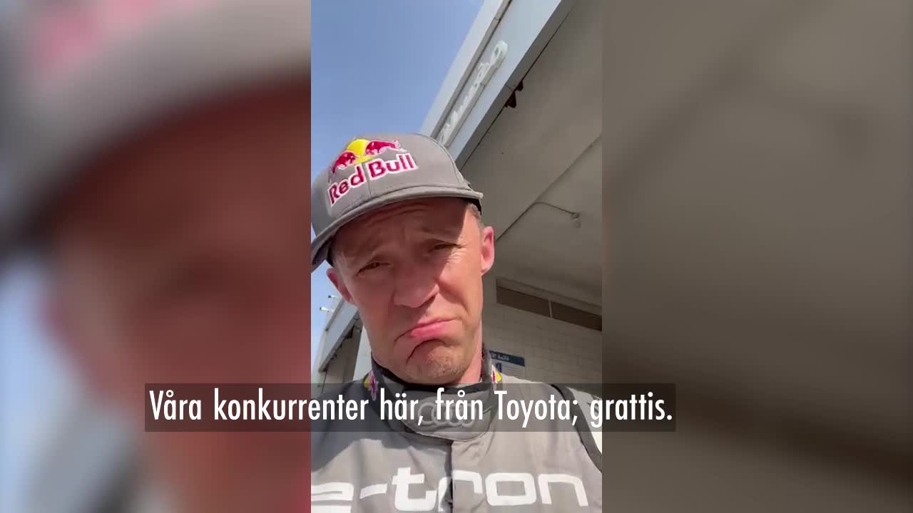 Hör Ekströms tankar efter Rally Dakar – och se segerjubel