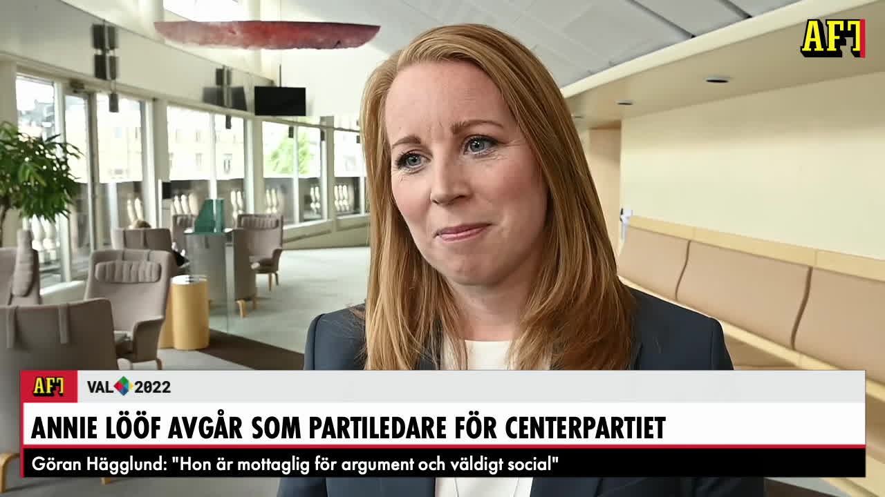 Annie Lööf Avgår Hade Siktet På Att Sitta Några år Till Aftonbladet Tv 5295