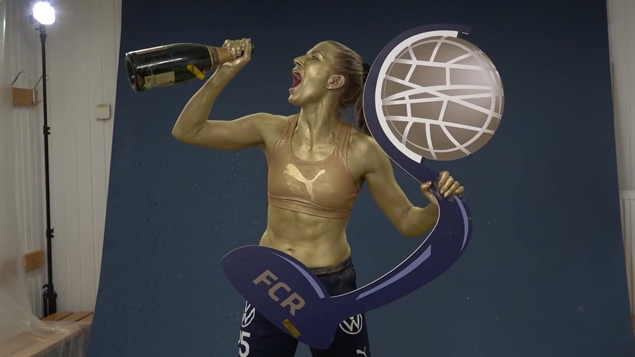 Här guldmålas Emma Berglund