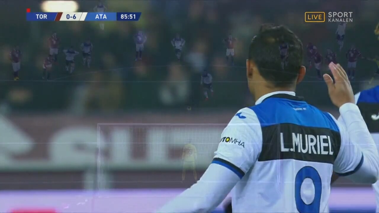 Ilicic nätar från halva plan