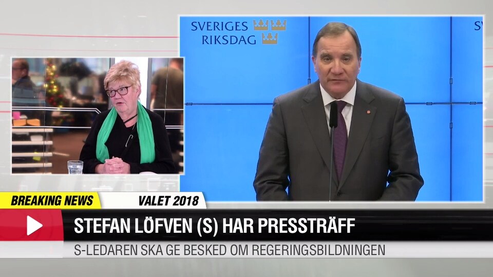 Lena Mellin om Stefan Löfvens senaste pressträff