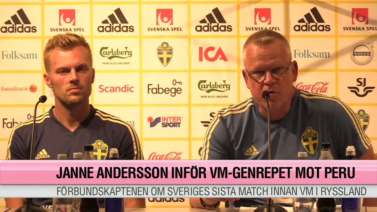 Janne Andersson byter lagkapten i VM-genrepet