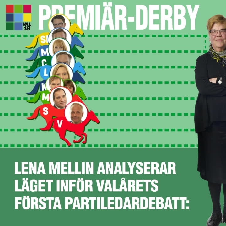 Partiledarnas hästkapplöning – Lena Mellin analyserar