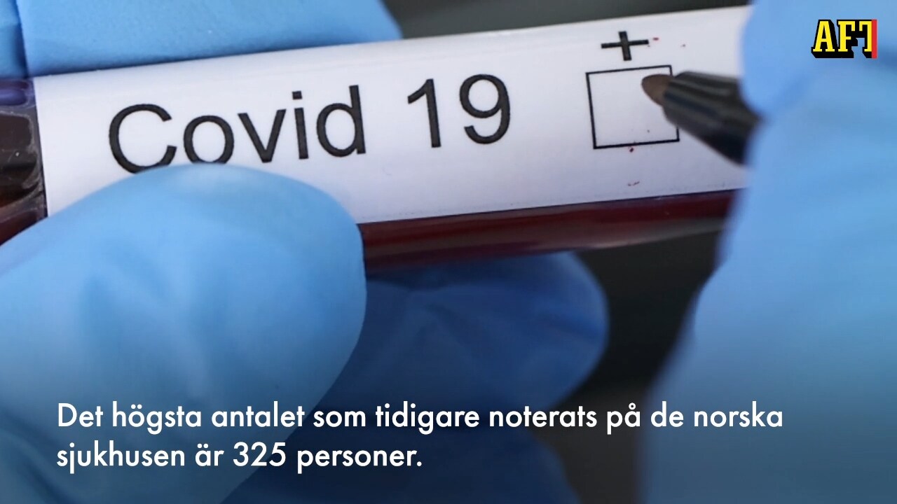 Rekordmånga coronapatienter på Norges sjukhus