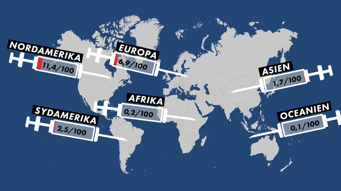 Toppen och botten i vaccinracet – så vaccinerar världen