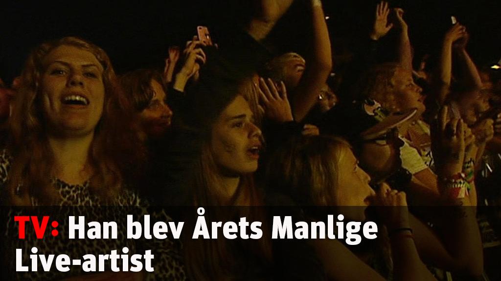 Han blev Årets Manlige Liveartist