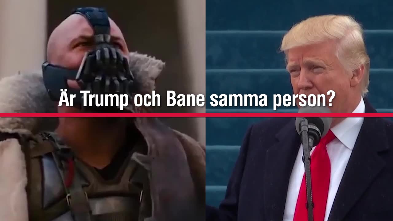 Här citerar Trump Batmanskurken – eller?