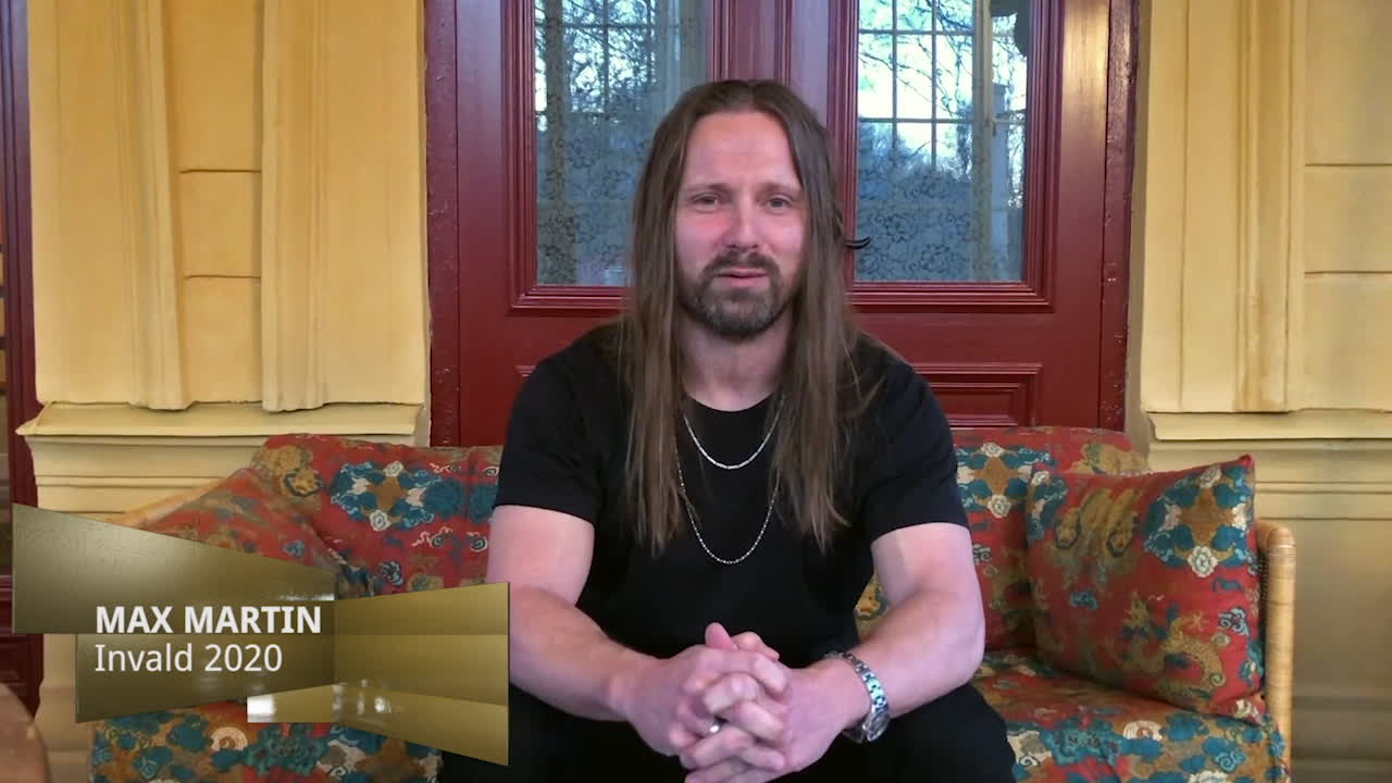 Invald i Swedish music hall of fame - se Max Martins hälsning här