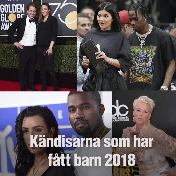 Här är kändisarna som fått barn 2018