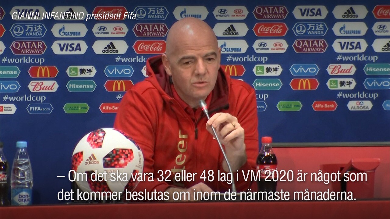 Fifas president om VM 2020