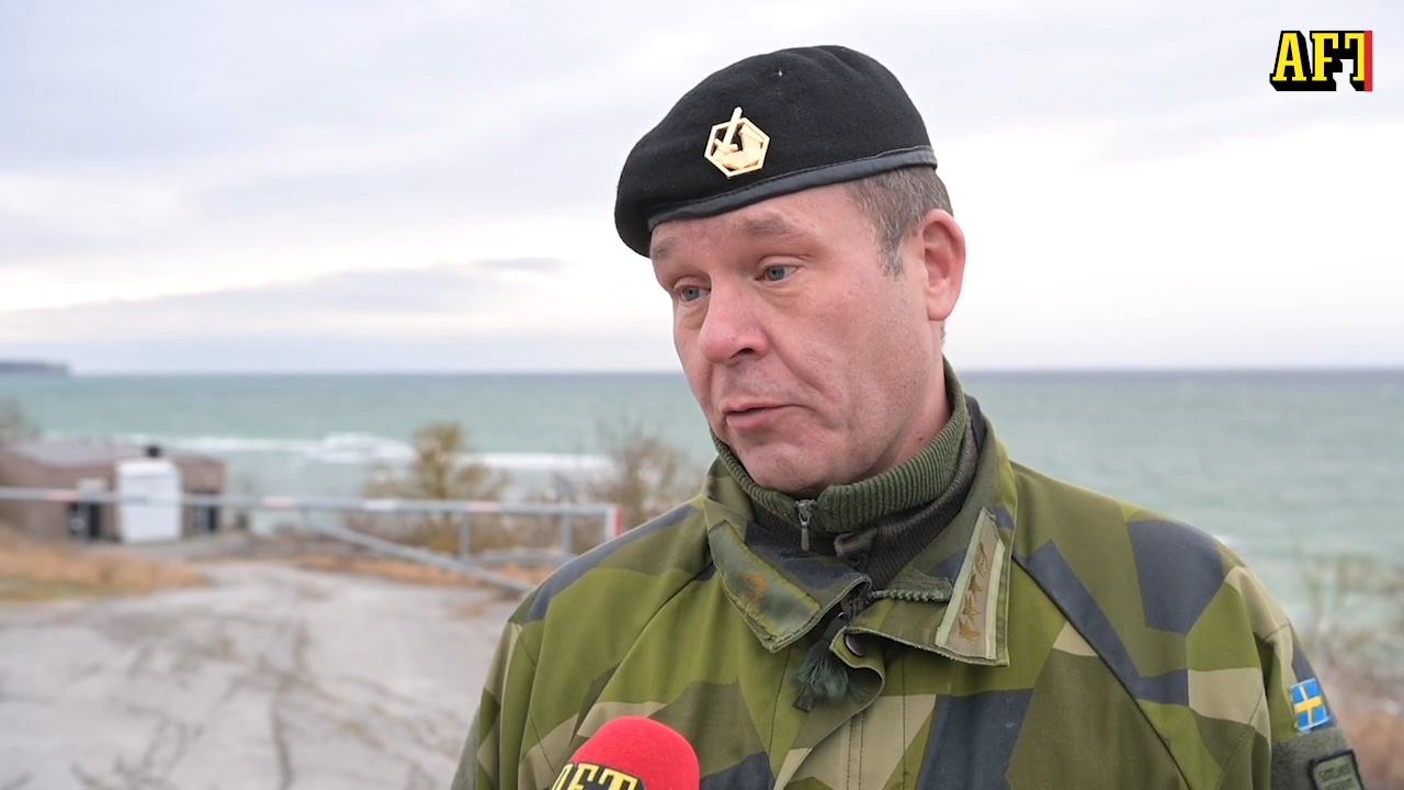 Skyttesoldaten: "Vi är här på grund av ryska fartyg"