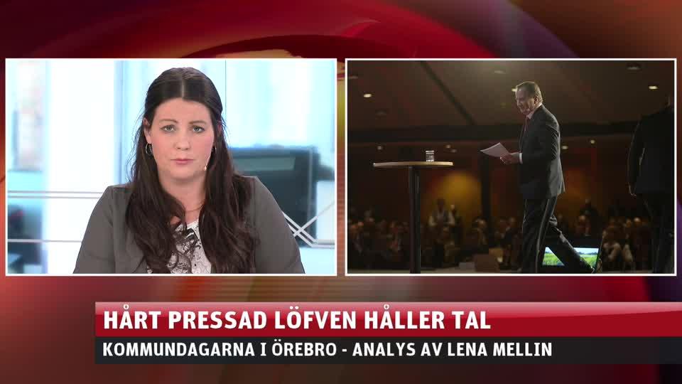 Lena Mellin om Löfvens pressade tal