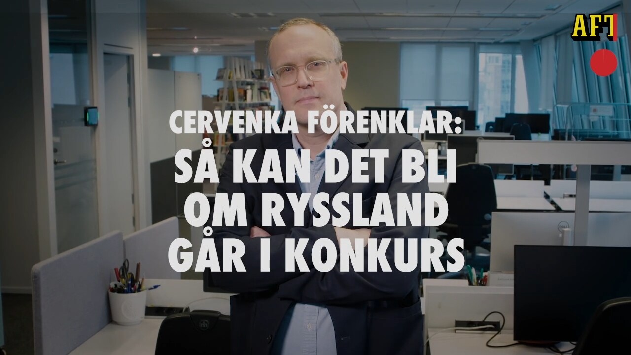 Cervenka förenklar - Det händer om Ryssland går i konkurs