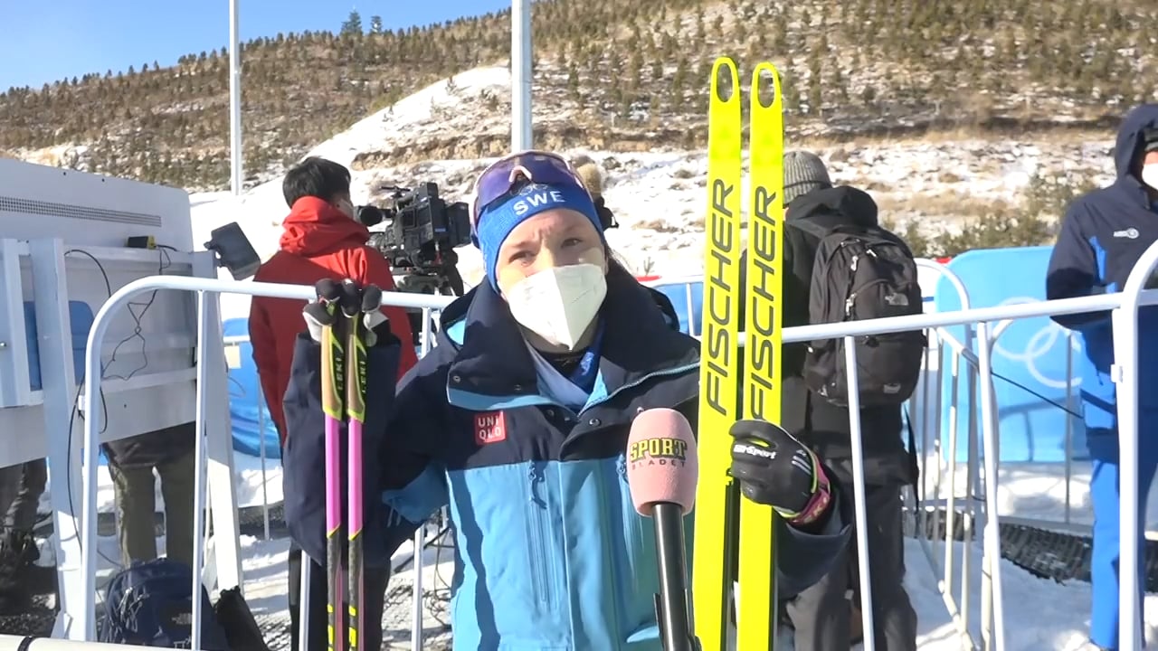 Linn Persson efter kaosloppet: "Skrattar åt dagens race"