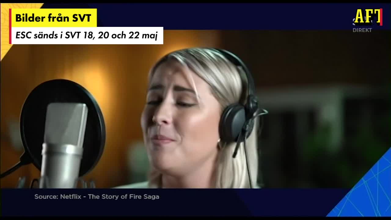 Se Molly Sandéns hälsning till de tävlande