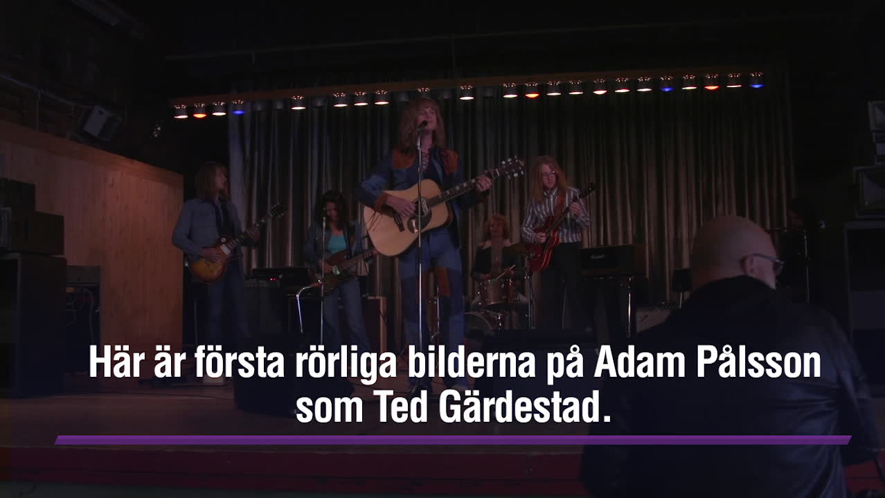 Första bilderna från Ted Gärdestad-filmen