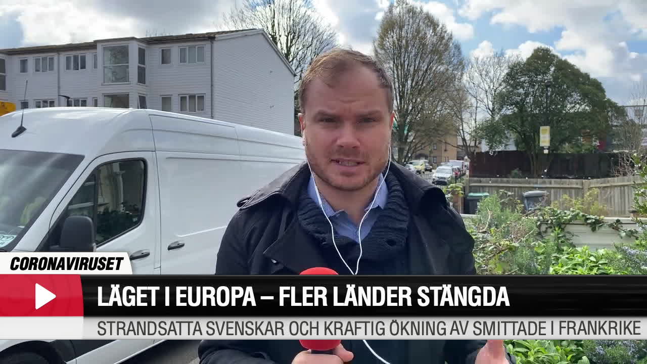 Petter Larsson på plats i London: Det är tomt på gatorna