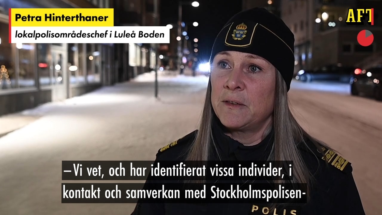 Luleåpolisen: "Vi vet vilka de är"
