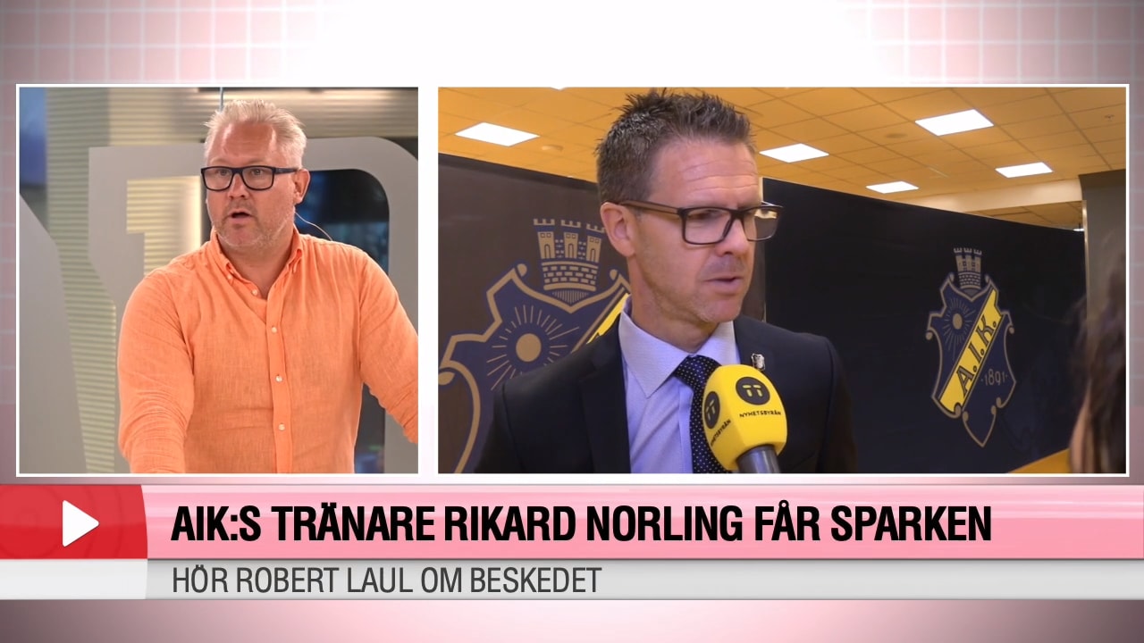 Hör Robert Laul om beslutet att sparka AIK:s Rikard Norling