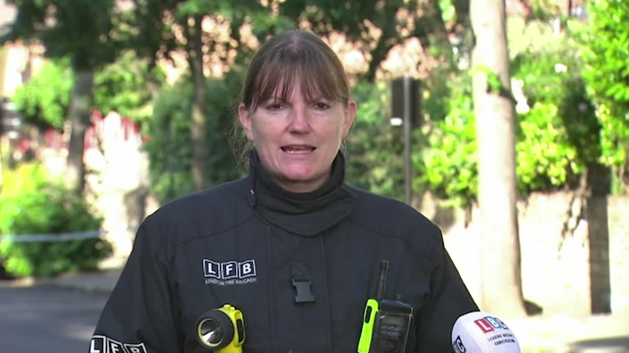 Brandchefen: "Jag är ledsen att bekräfta att det har varit ett antal dödsoffer"