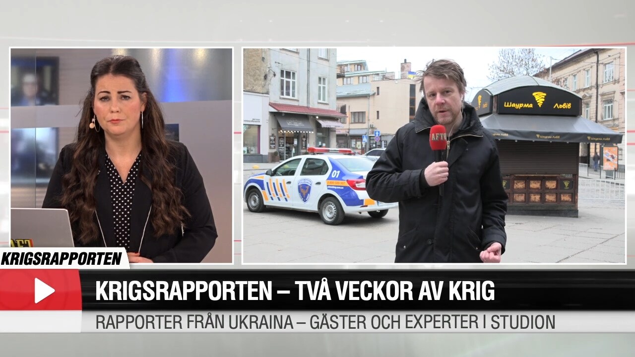 Krigsrapporten – Staffan Lindberg med från Ukraina