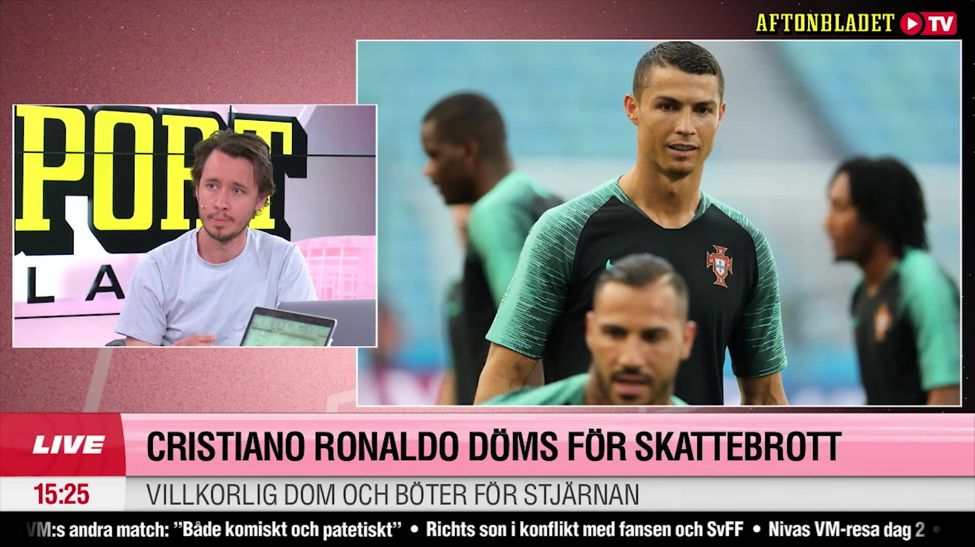 Ronaldo döms för skattebrott