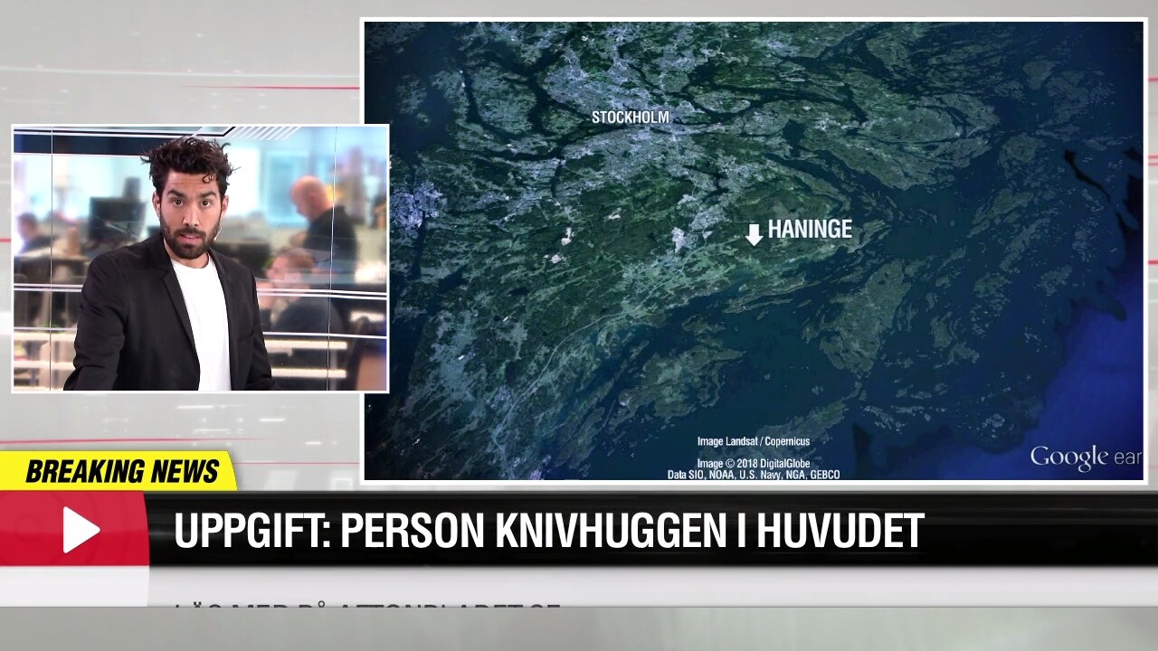 Uppgift: Person knivhuggen i huvudet