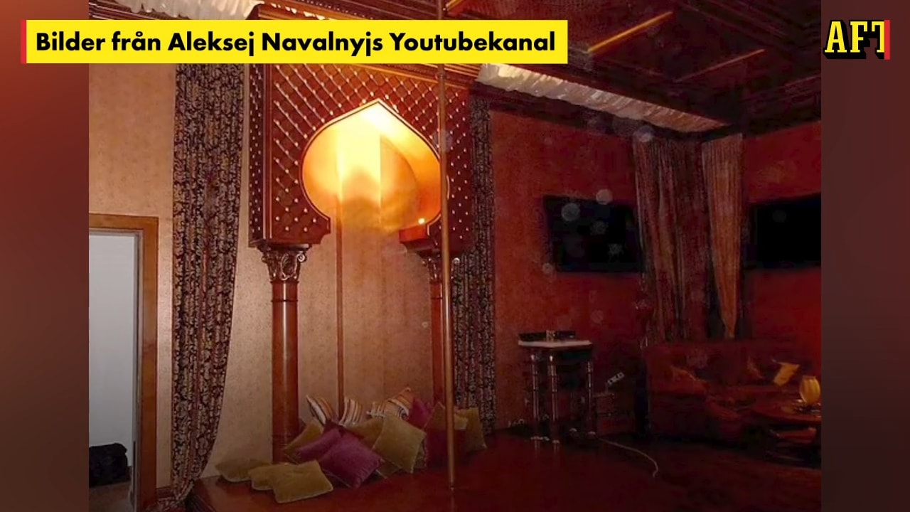 Se bilderna inifrån Putins lyxpalats