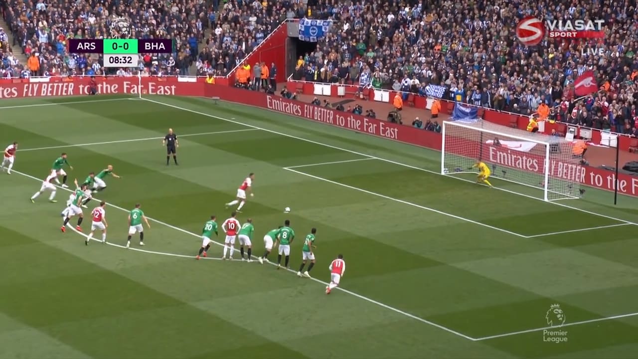 Dubbla straffmål när Arsenal tappade poäng mot Brighton