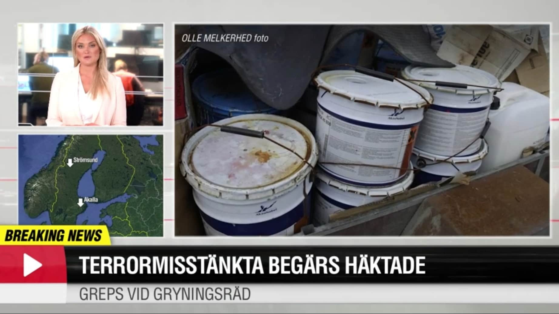 Terrormisstänkta begärs häktade