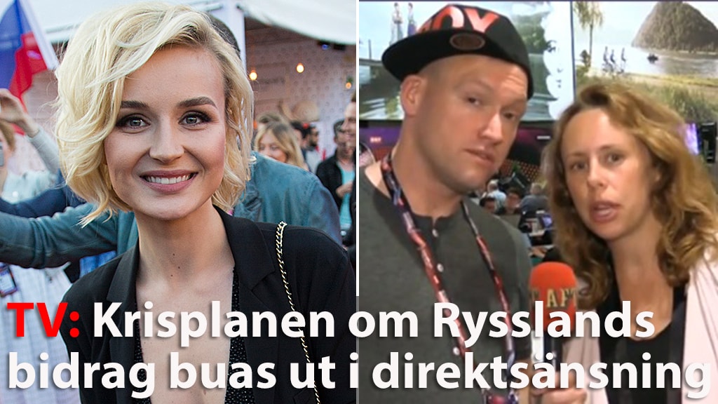 Krisplanen om Rysslands bidrag buas ut i direktsändning