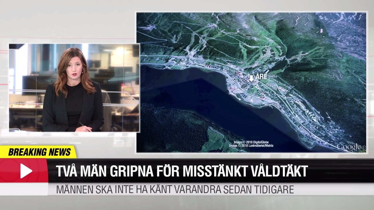 Två män gripna för misstänkt våldtäkt