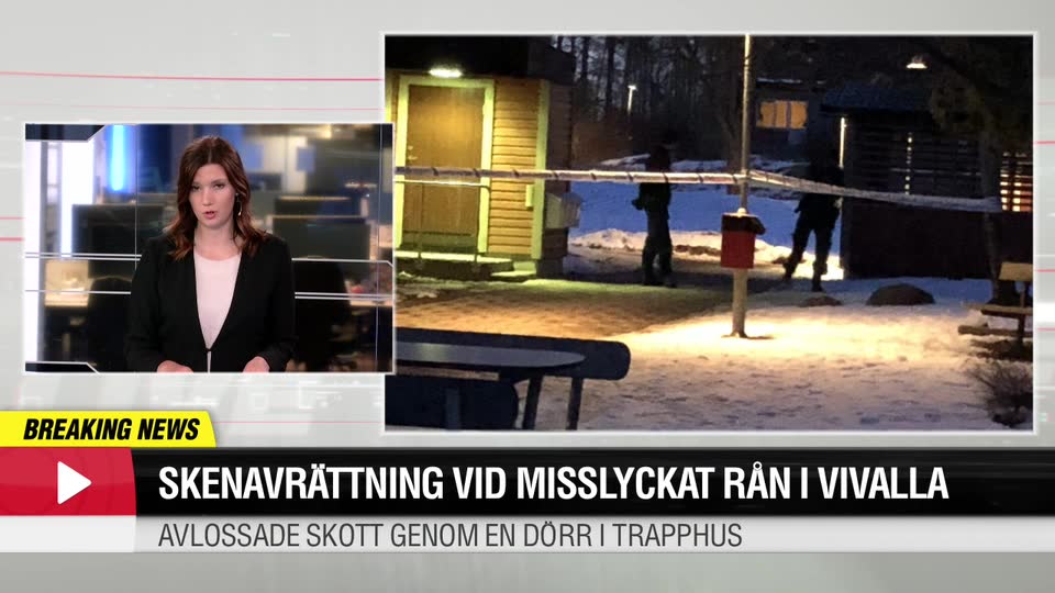 Skenavrättning vid misslyckat rån i villa