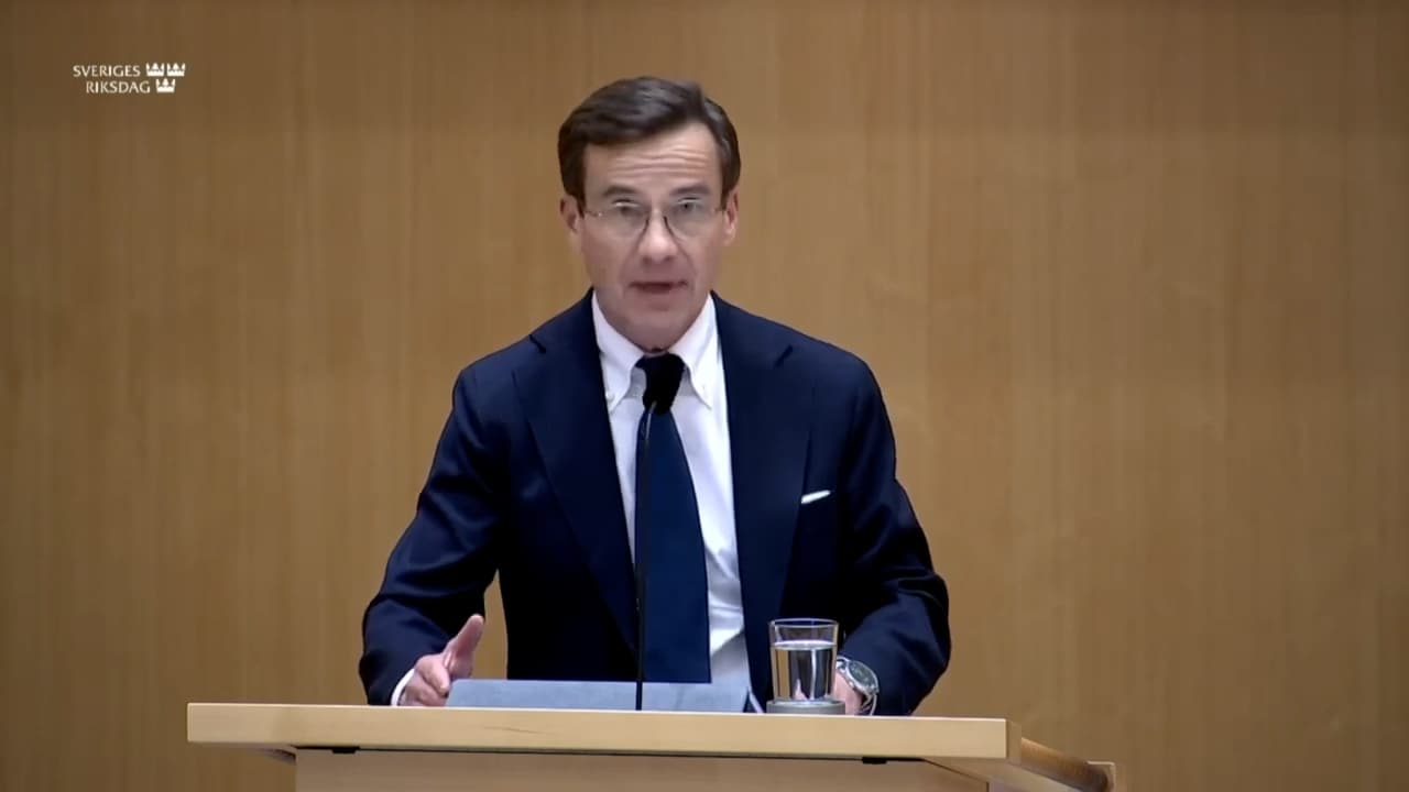 Hör hela Kristerssons  regeringsförklaring