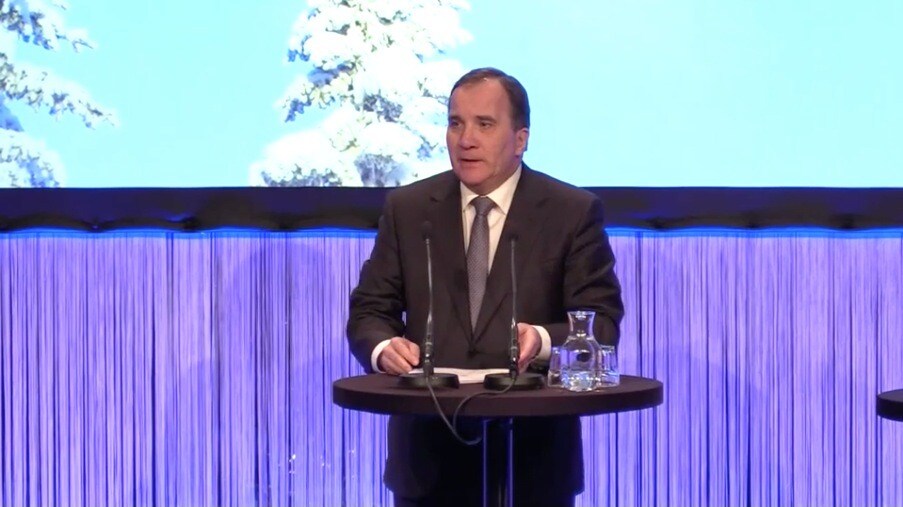 Hör Stefan Löfvens tal på Folk och försvar