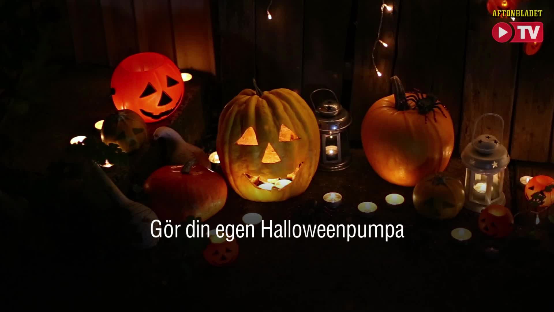 Gör en egen Halloweenpumpa