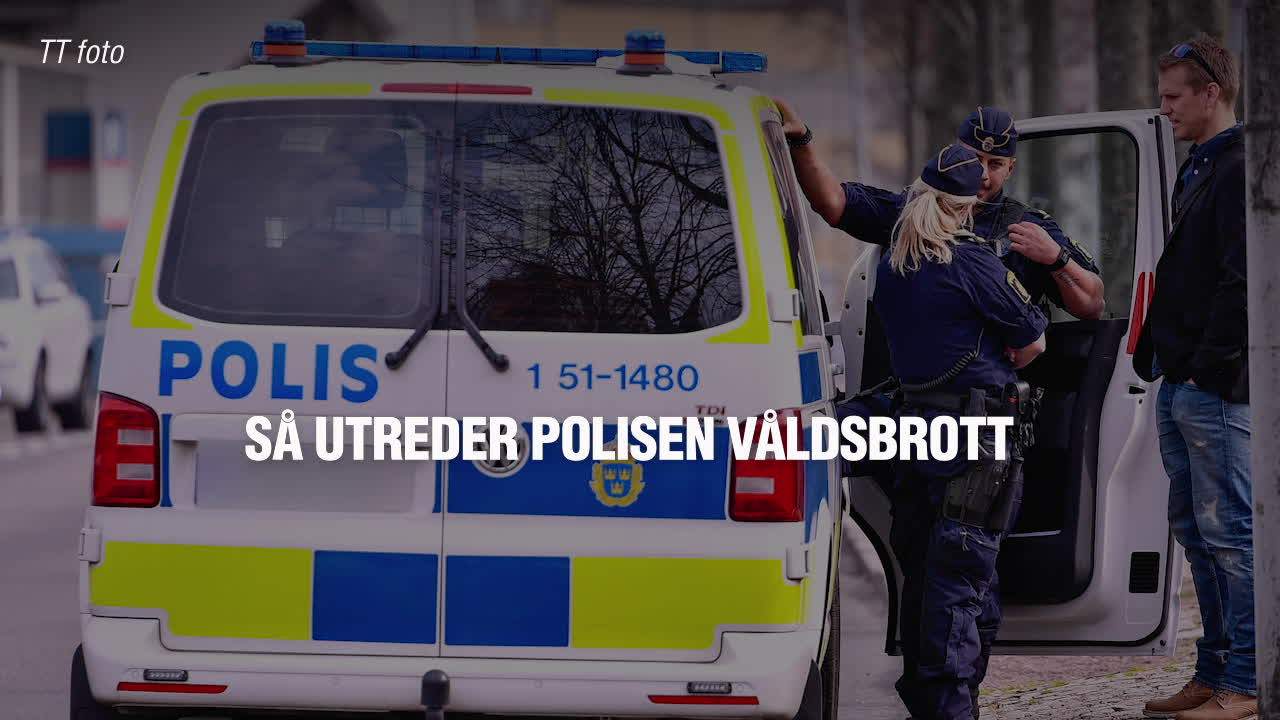 Så utreder polisen ett våldsbrott