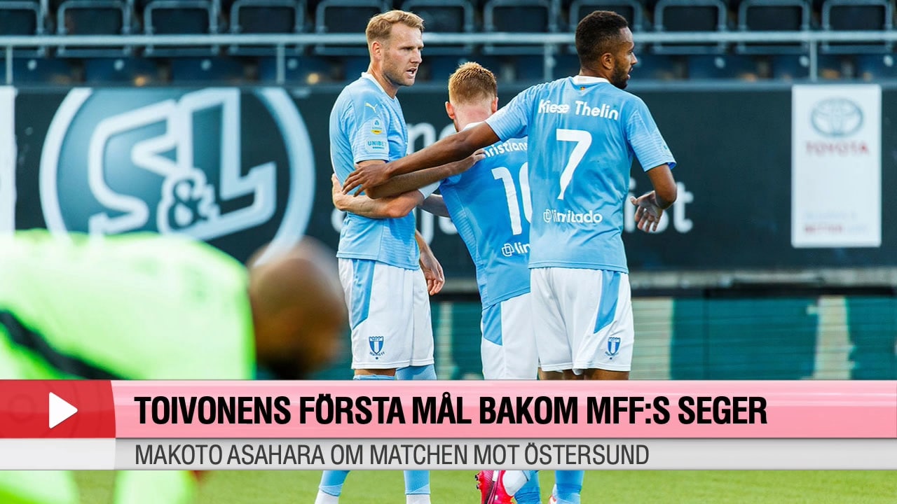 Toivonen med första målet i MFF:s seger