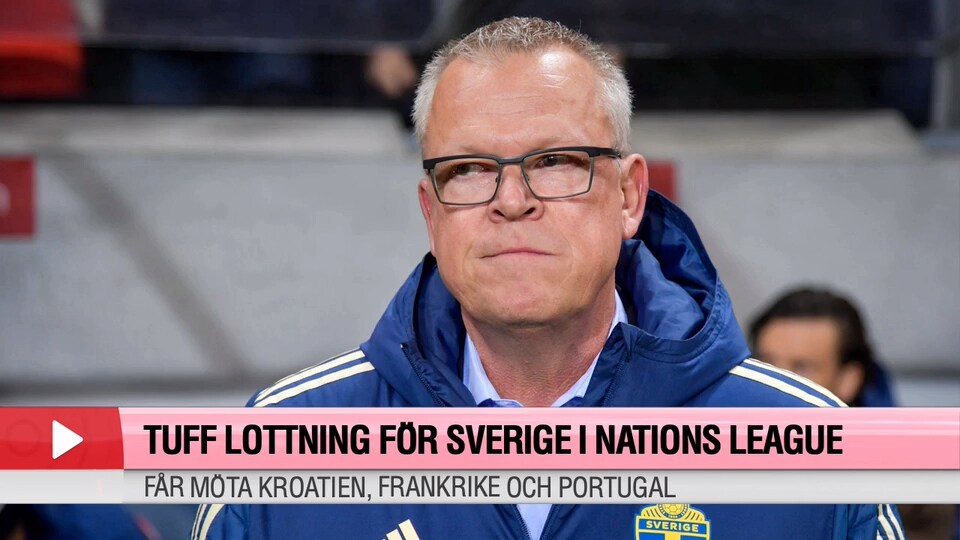 Mardrömslottning för Sverige i Nations League