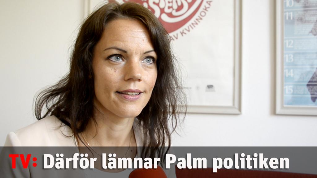 Därför lämnar Veronica Palm politiken