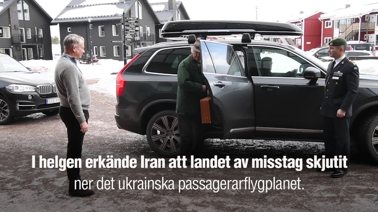 Kungen om flygkraschen i Iran: ”Fruktansvärd situation”