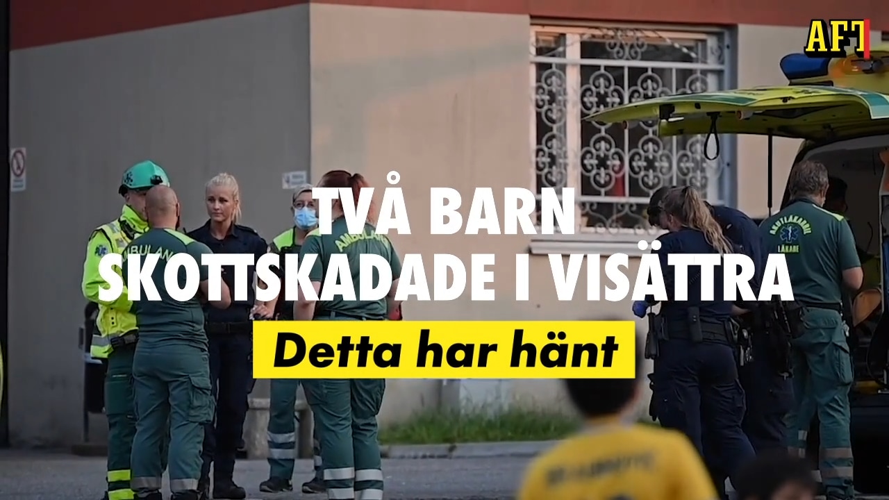 Två barn skottskadade i Visättra – Detta har hänt