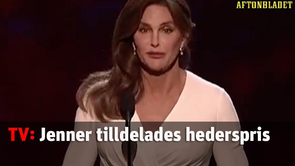 Caitlyn Jenner tilldelades hederspris under idrottsgalan