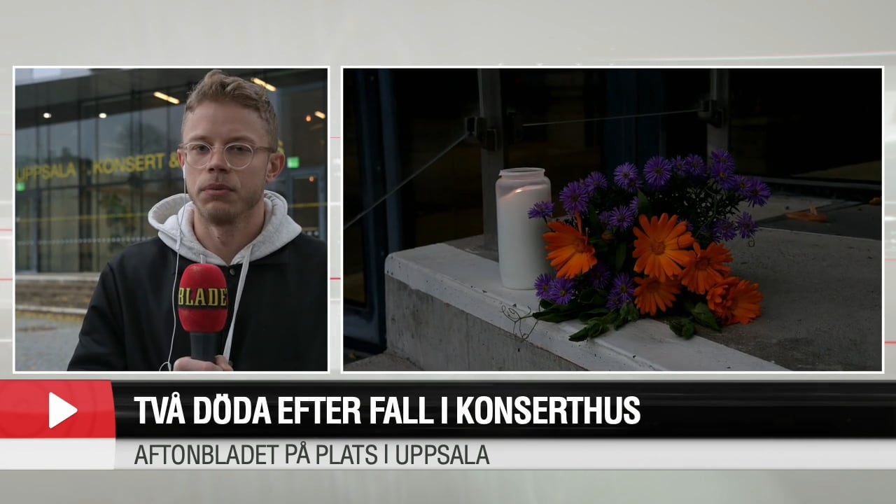 Aftonbladets reporter i Uppsala: ”Folk har lämnat blommor”