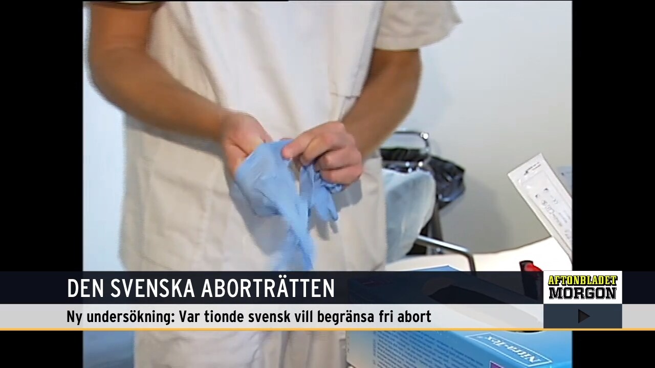 Var tionde svensk vill begränsa fri abort