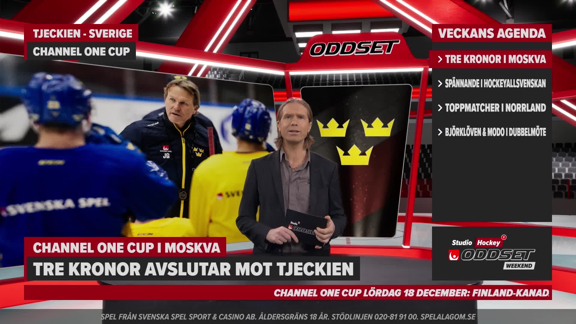 Studio Oddset Hockey Weekend - vecka 50