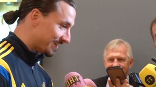 TV: Zlatans först ord efter rekordet